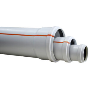 لوله UPVC پوش فیت DINLOCK (یک سر سوکت و دو سر سوکت)