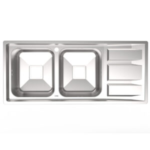 سینک ظرفشویی استیل مدل 8111S