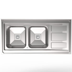 سینک ظرفشویی استیل مدل 9112S